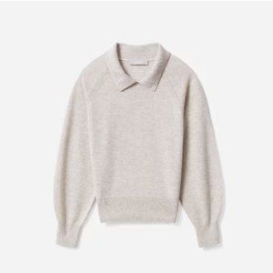 Everlane The Cashmere Collared Sweater